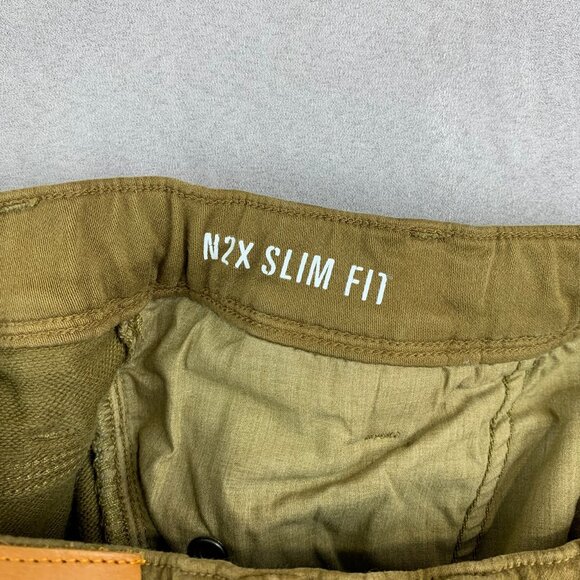 DU/ER Mens Pants 29 Beige N2X Slim Fit No Sweat Jogger Tapered Performance 29x29 - Picture 9 of 15
